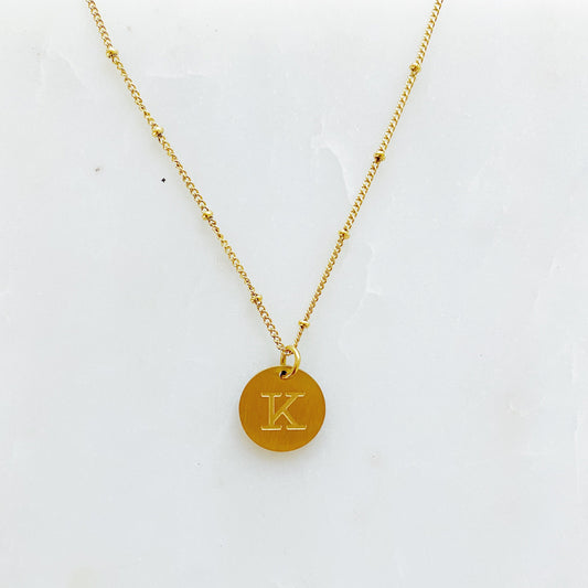 Singular Charm Initial Necklace