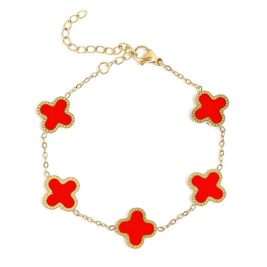 A Lucky Clover Charm Bracelet