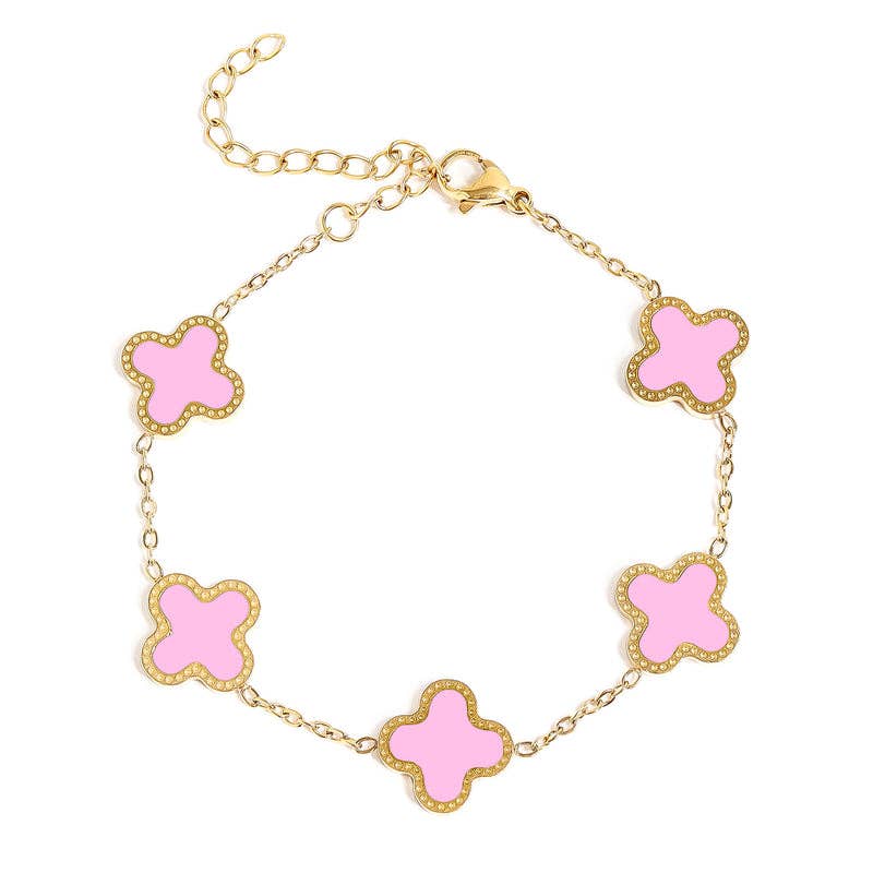A Lucky Clover Charm Bracelet