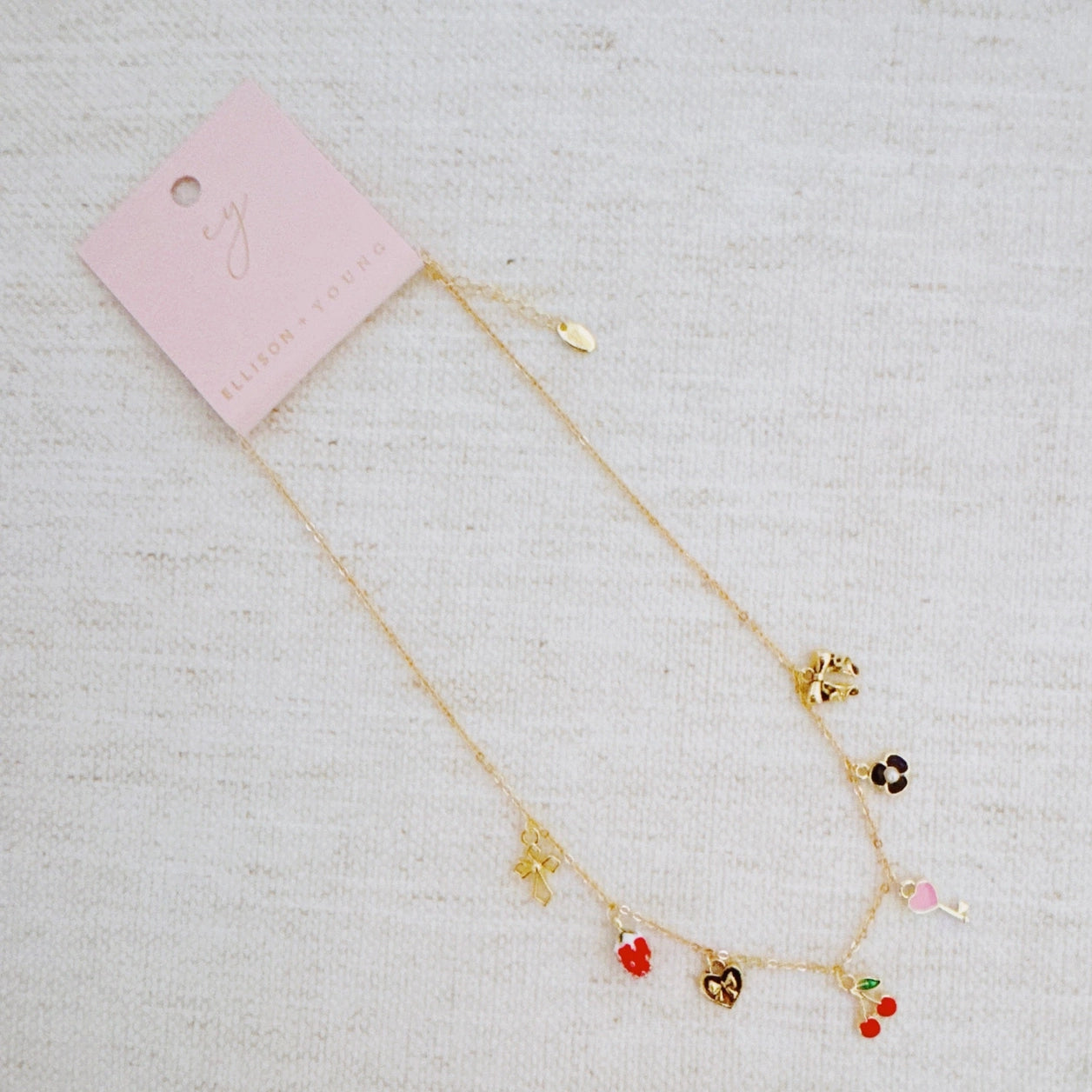 Cherry Berry Charm Necklace – Cute & Whimsical