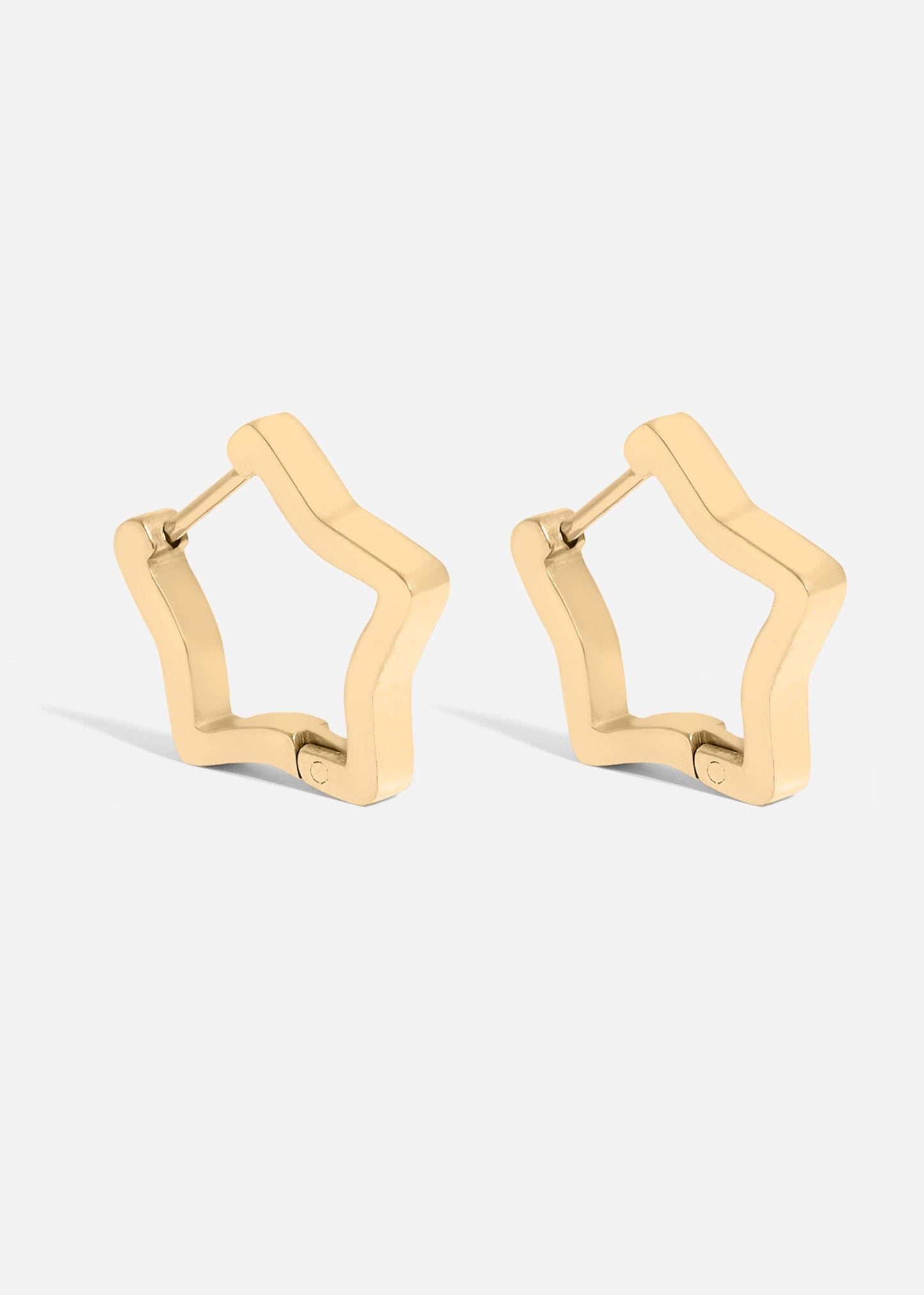 Earrings Huggie Star