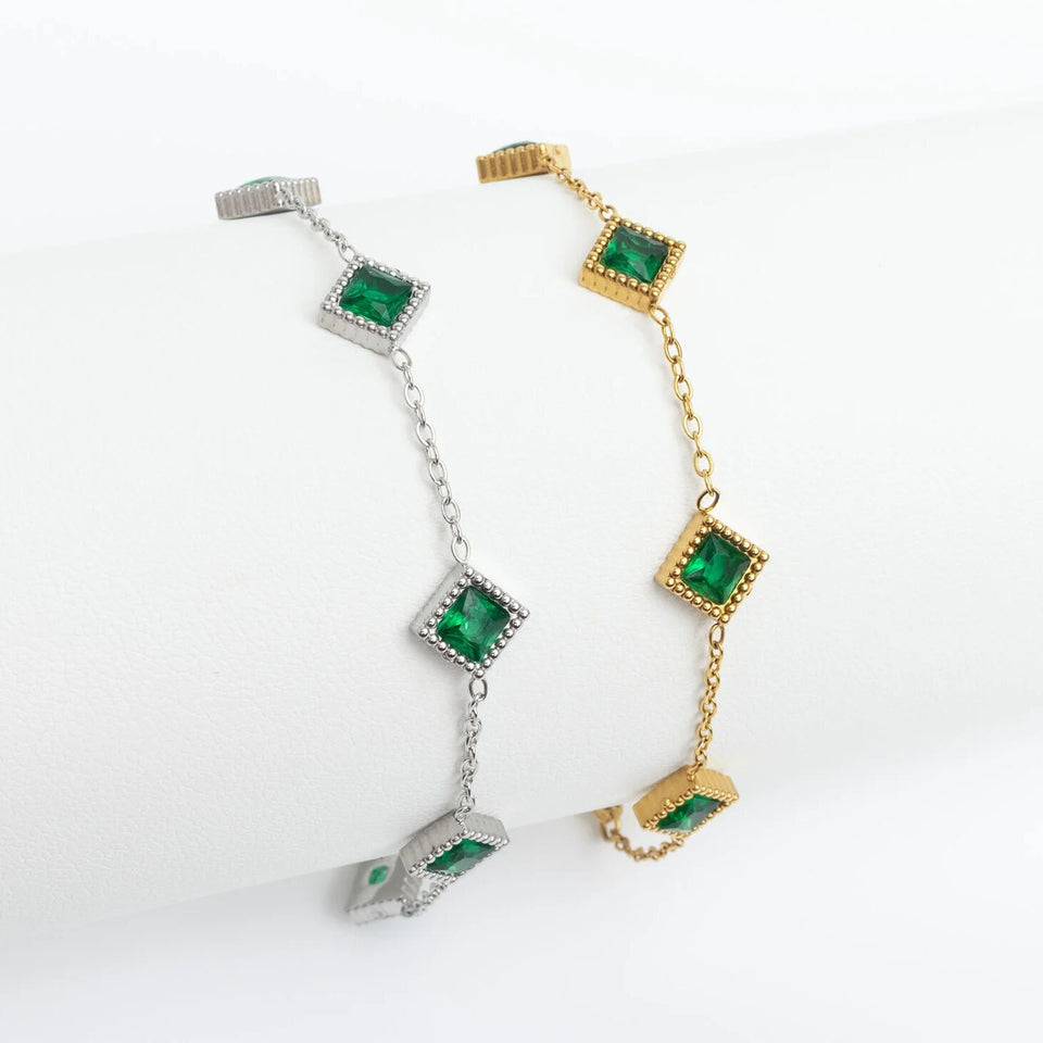 Bracelet Emerald Station