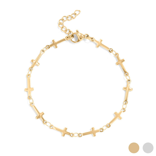 Bracelet Cross Chain