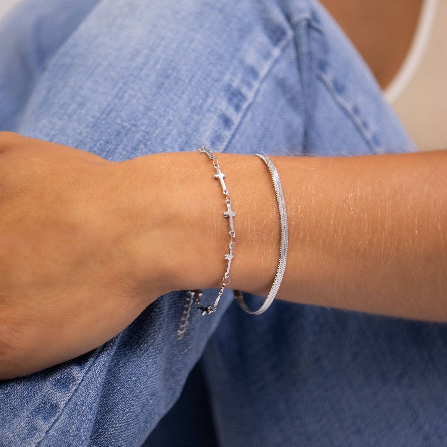 Bracelet Cross Chain