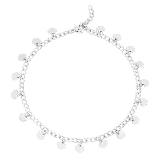 Anklet Dangle Hearts Charm