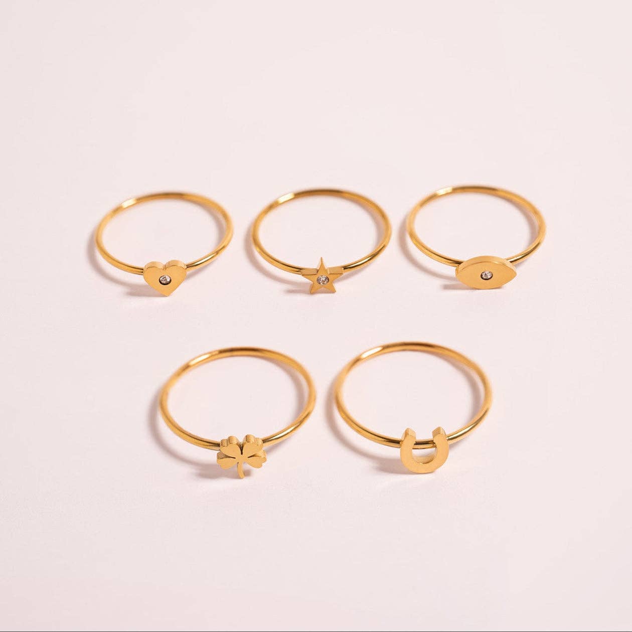 Ring CZ Stone Evil Eye Symbol