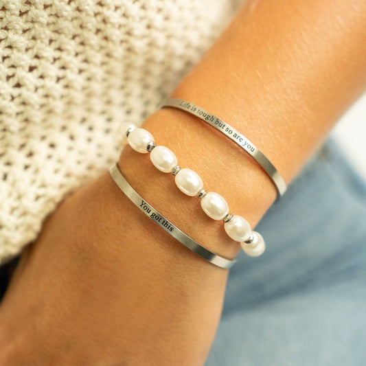 Bracelet "You Got This" Engraved Bangle