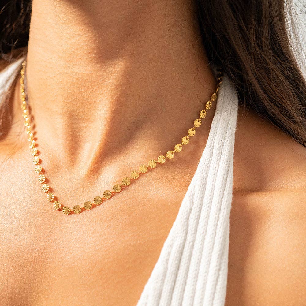 Necllace Sunburst Chain