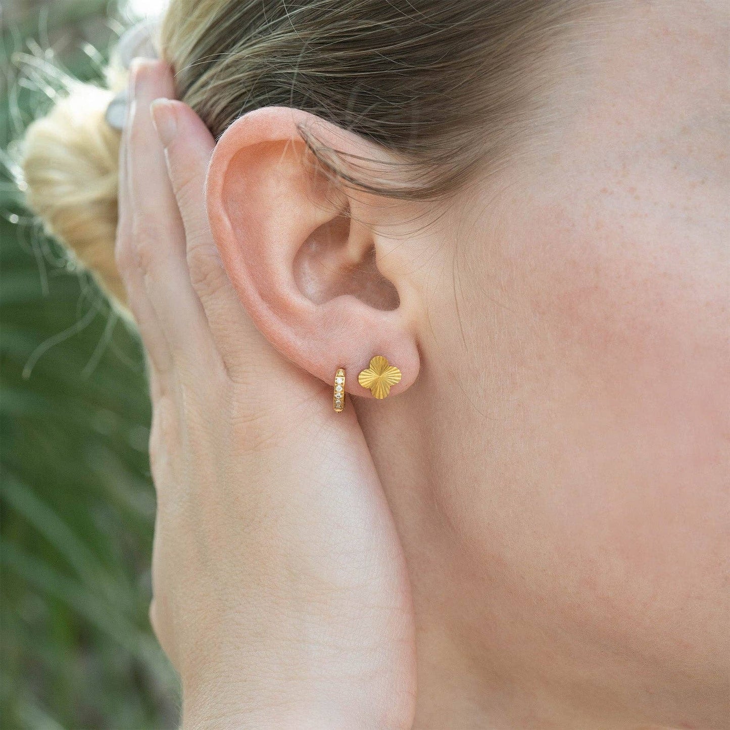 Earrings Clover Stud
