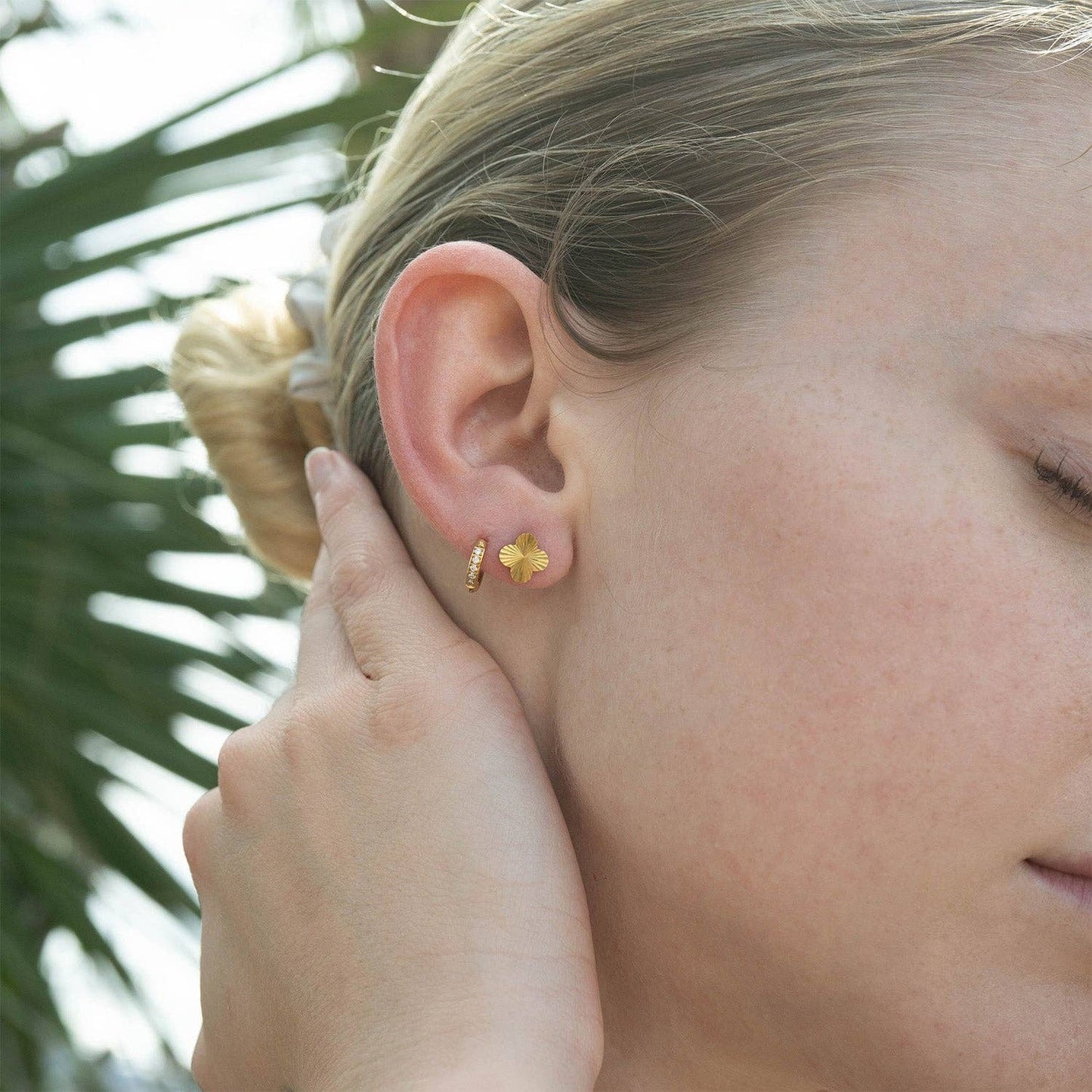 Earrings Clover Stud