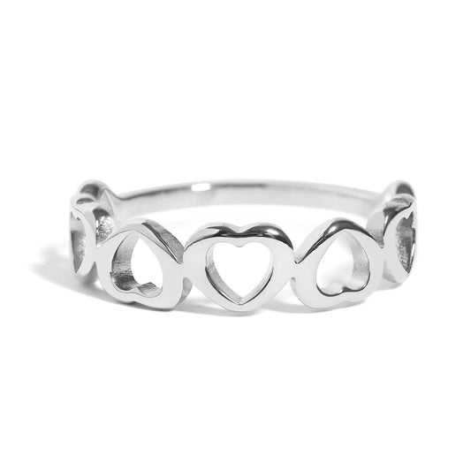 Heart Alternating Ring