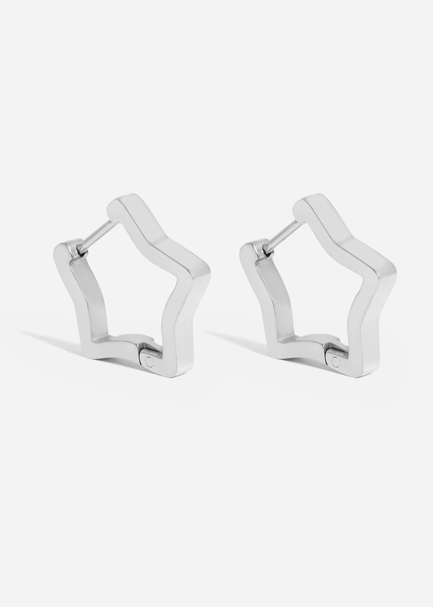 Earrings Huggie Star