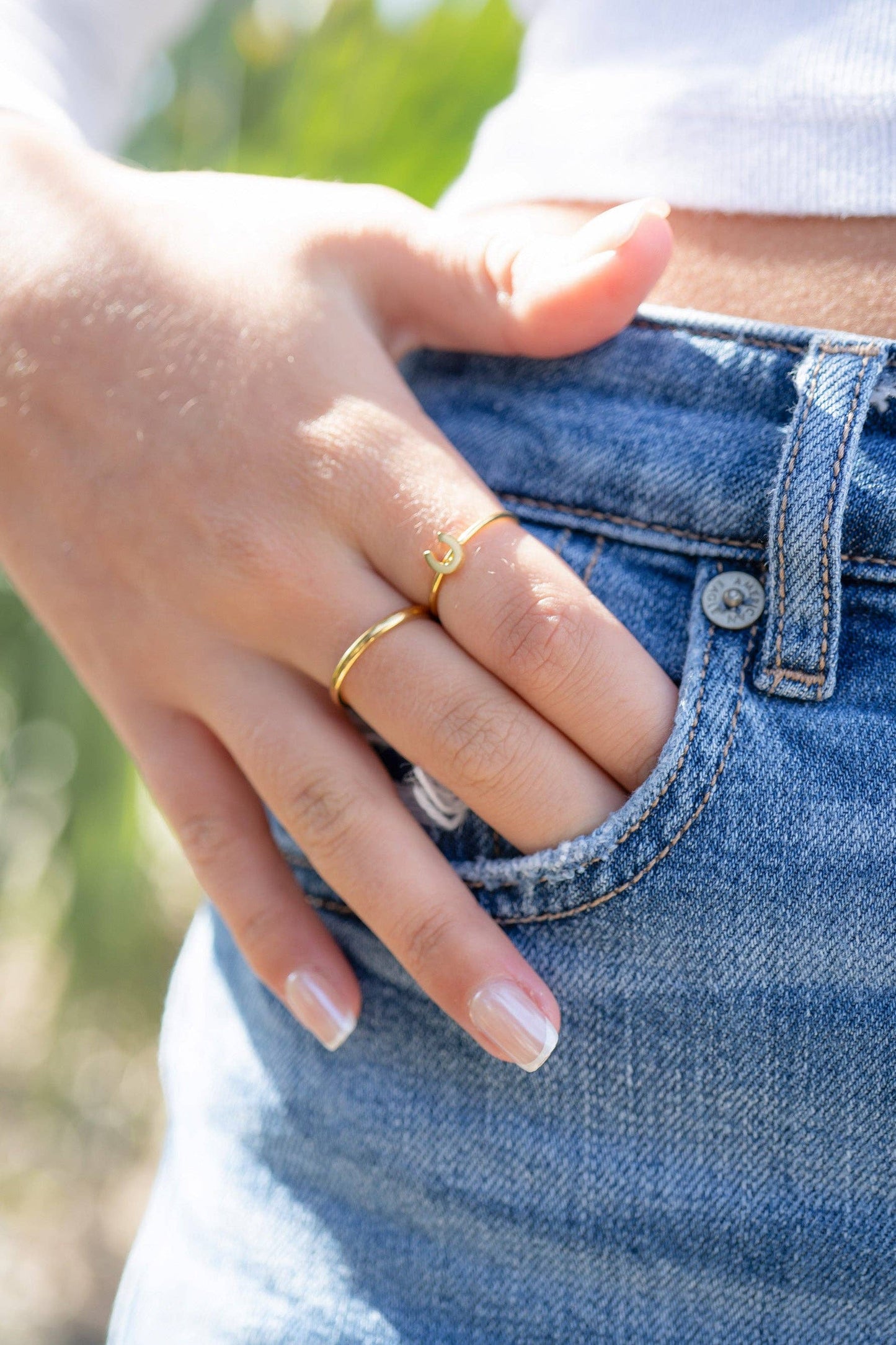 Ring Horseshoe Stacking