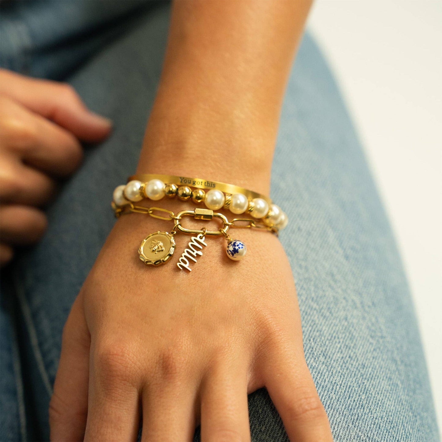 Bracelet "You Got This" Engraved Bangle