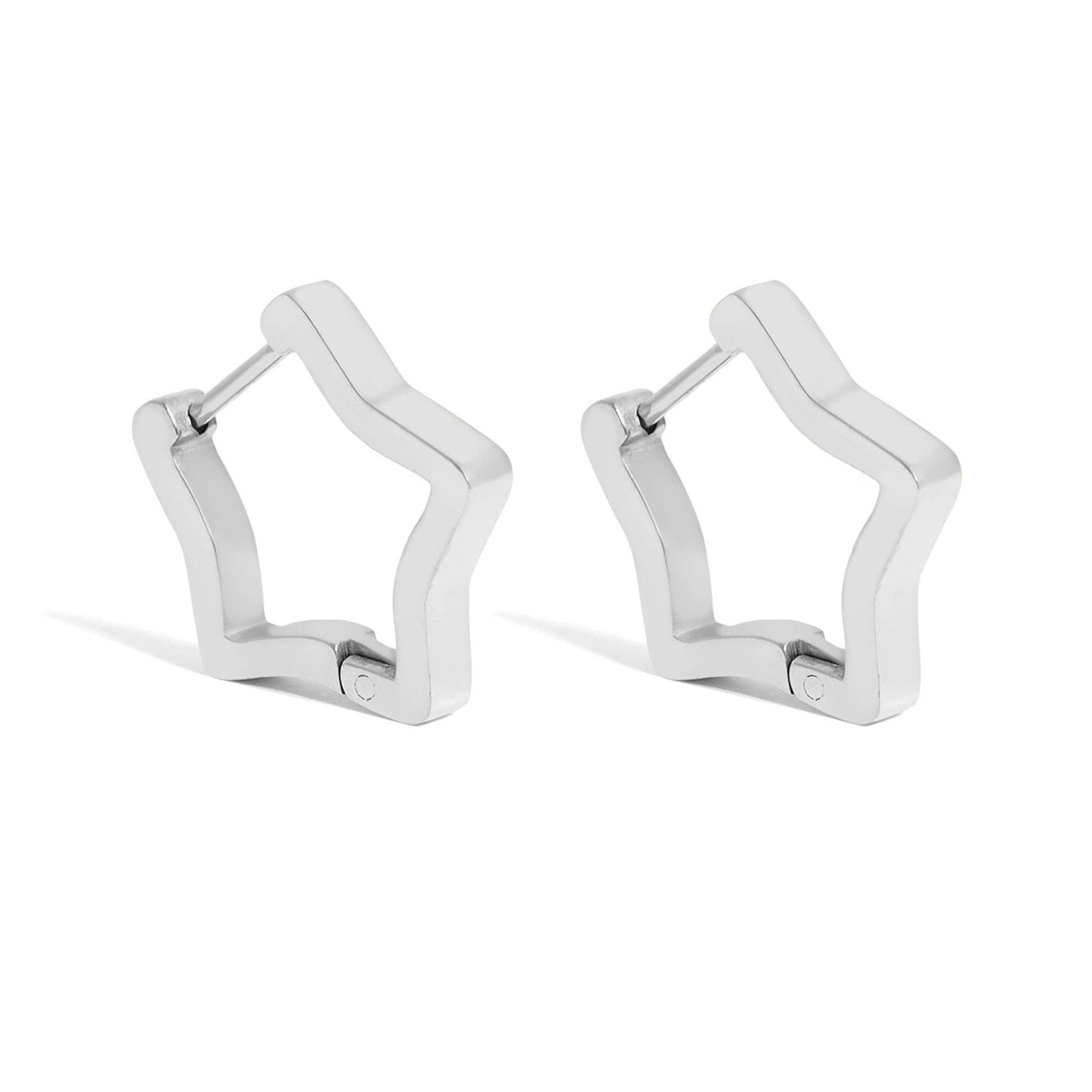Earrings Huggie Star