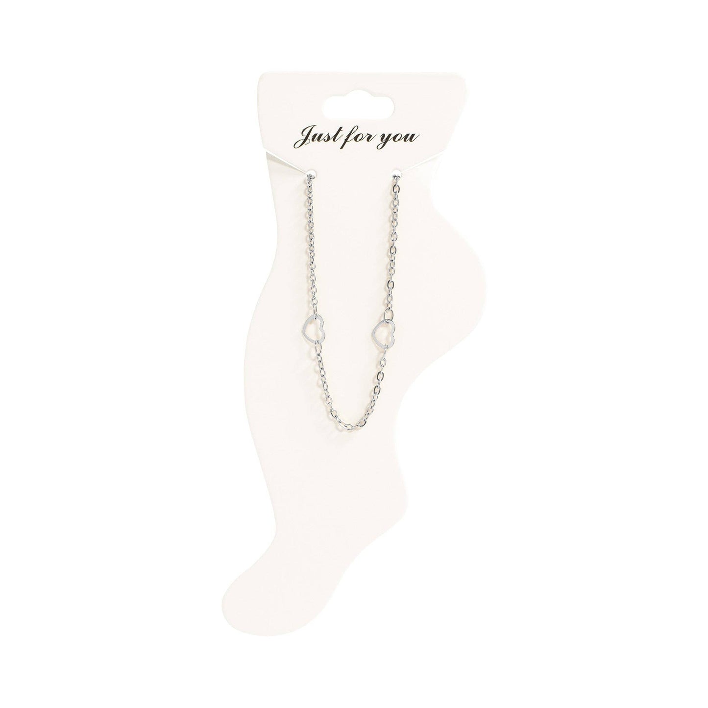 Anklet Station Hearts Chain