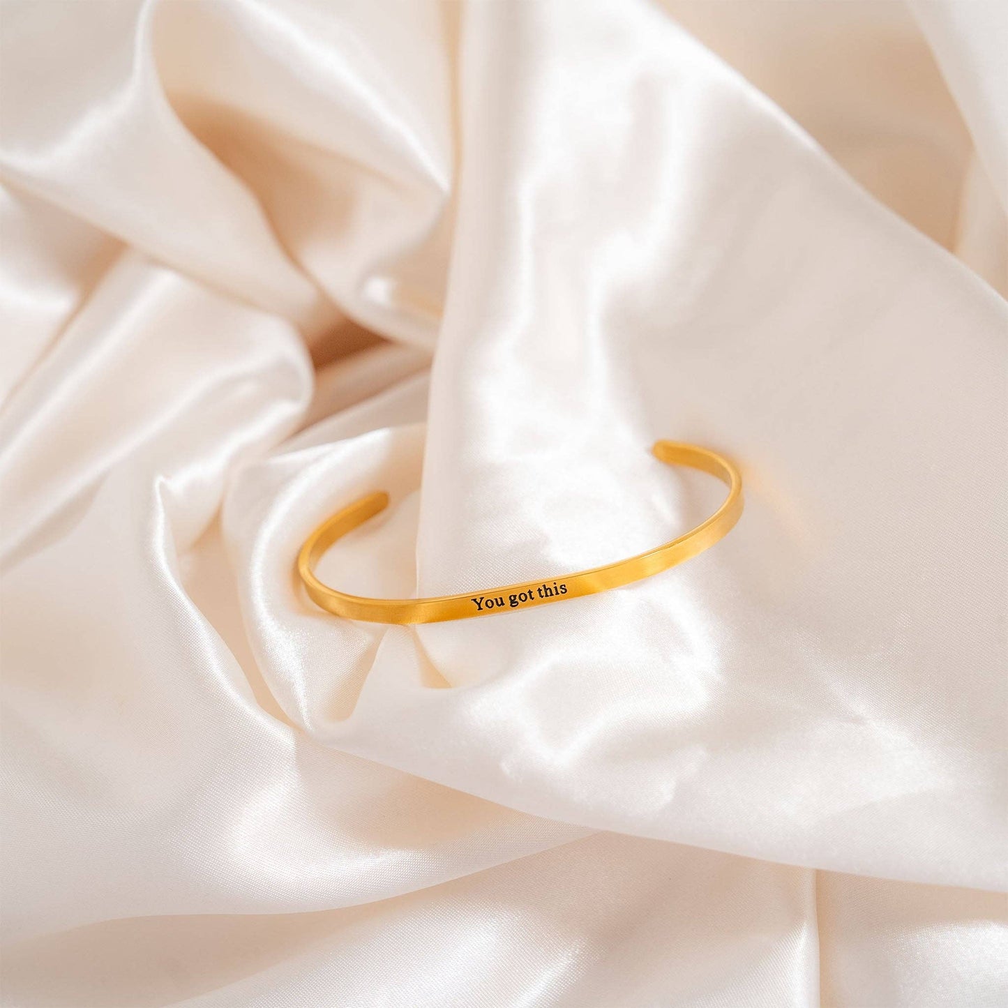 Bracelet "You Got This" Engraved Bangle