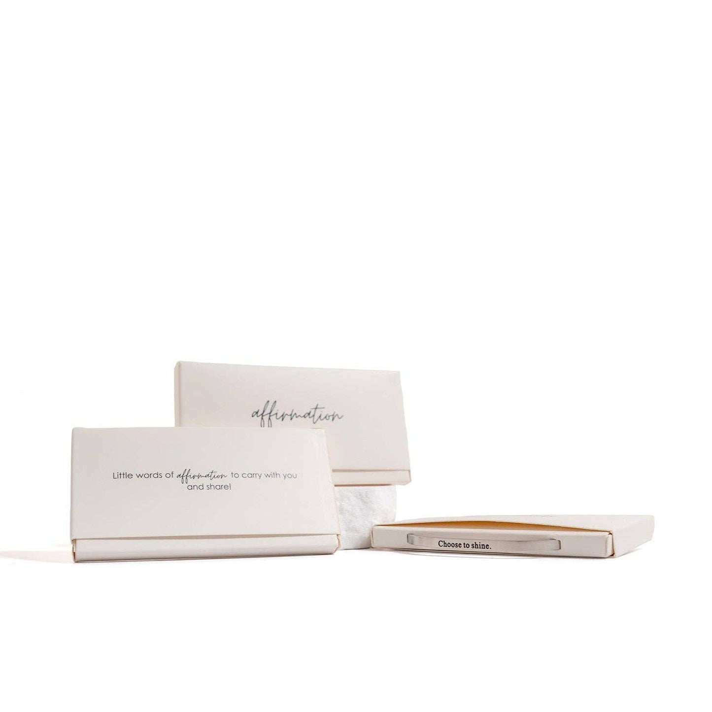 Bracelet "Choose to Shine" Engraved Bangle
