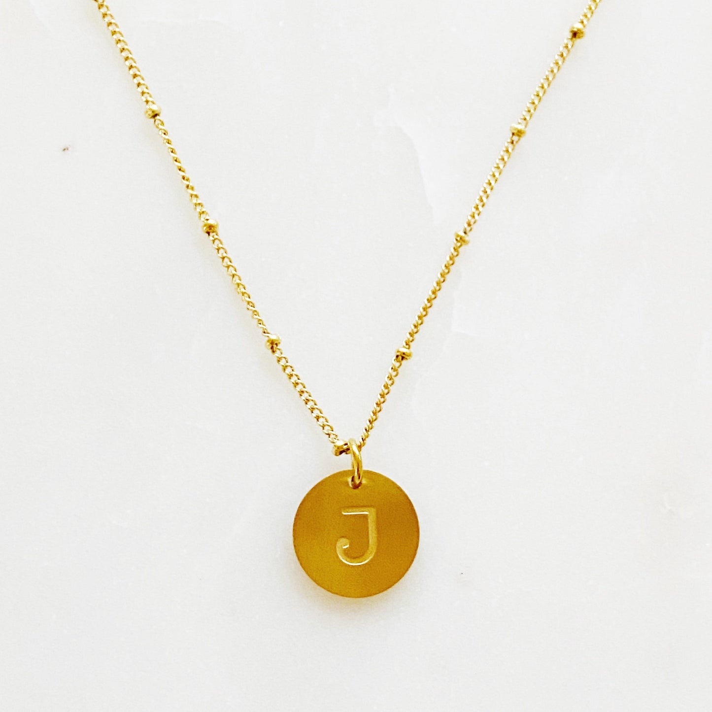 Singular Charm Initial Necklace