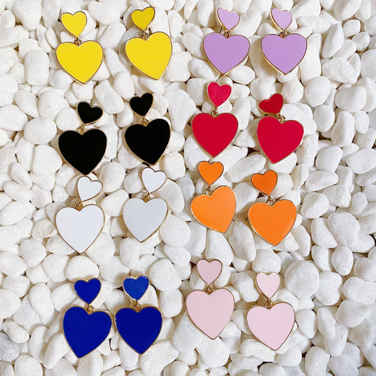 Heart For Game Day Earrings