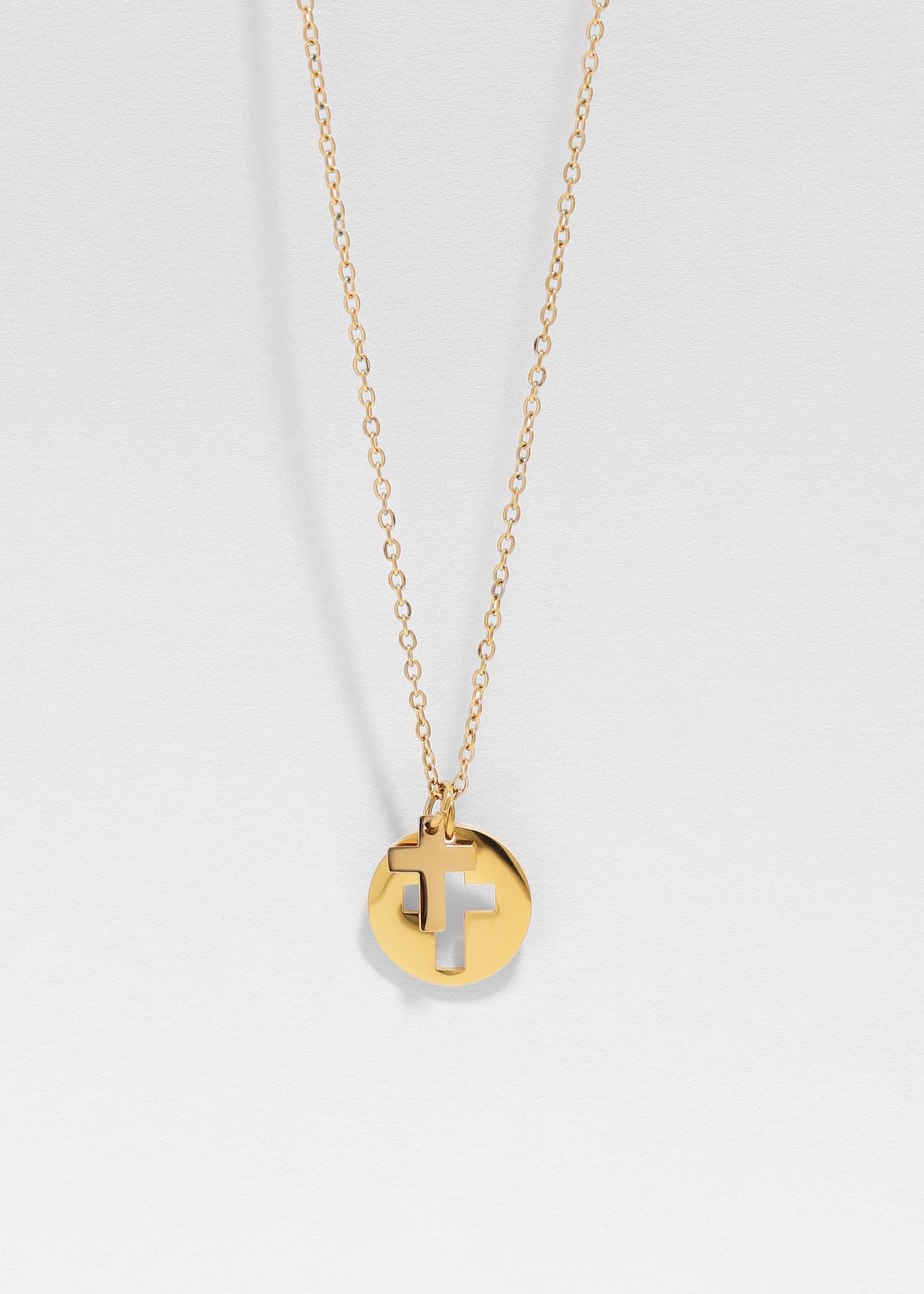 Necklace Cutout 2 Piece Cross