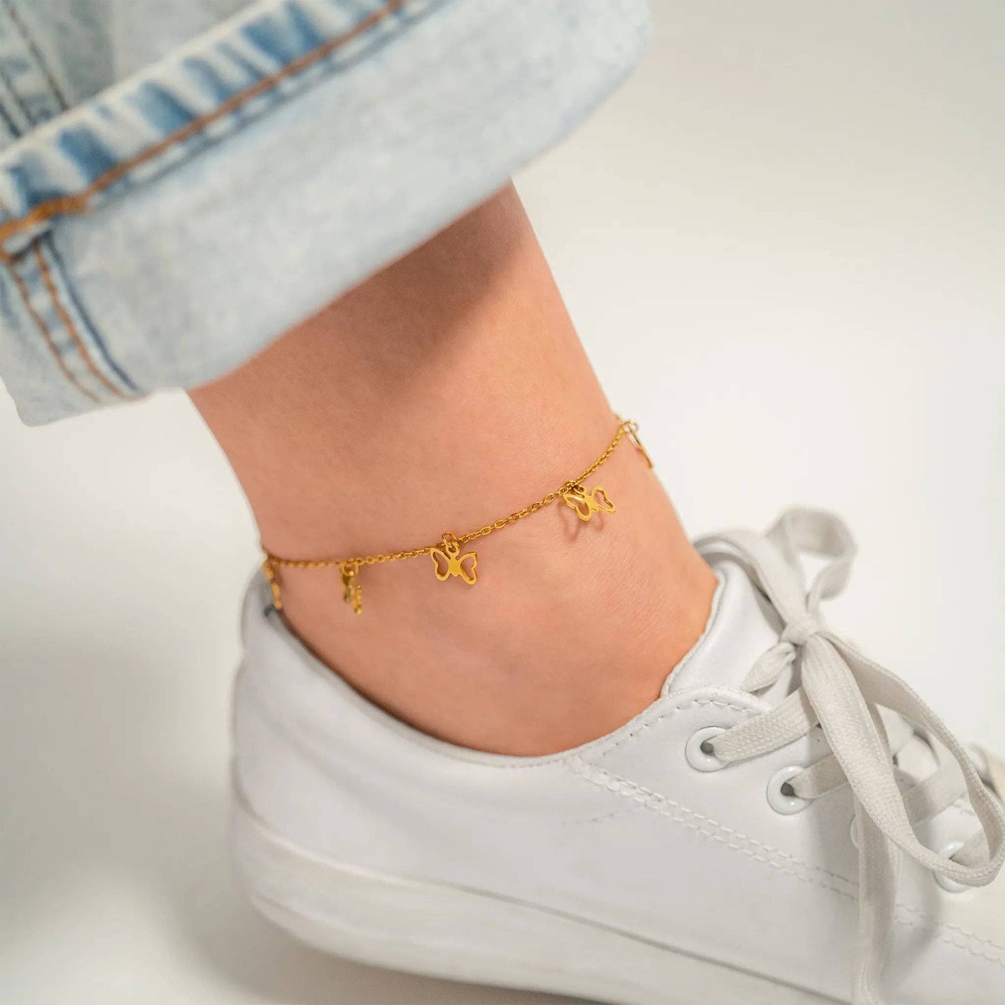 Anklet Butterfly Charm