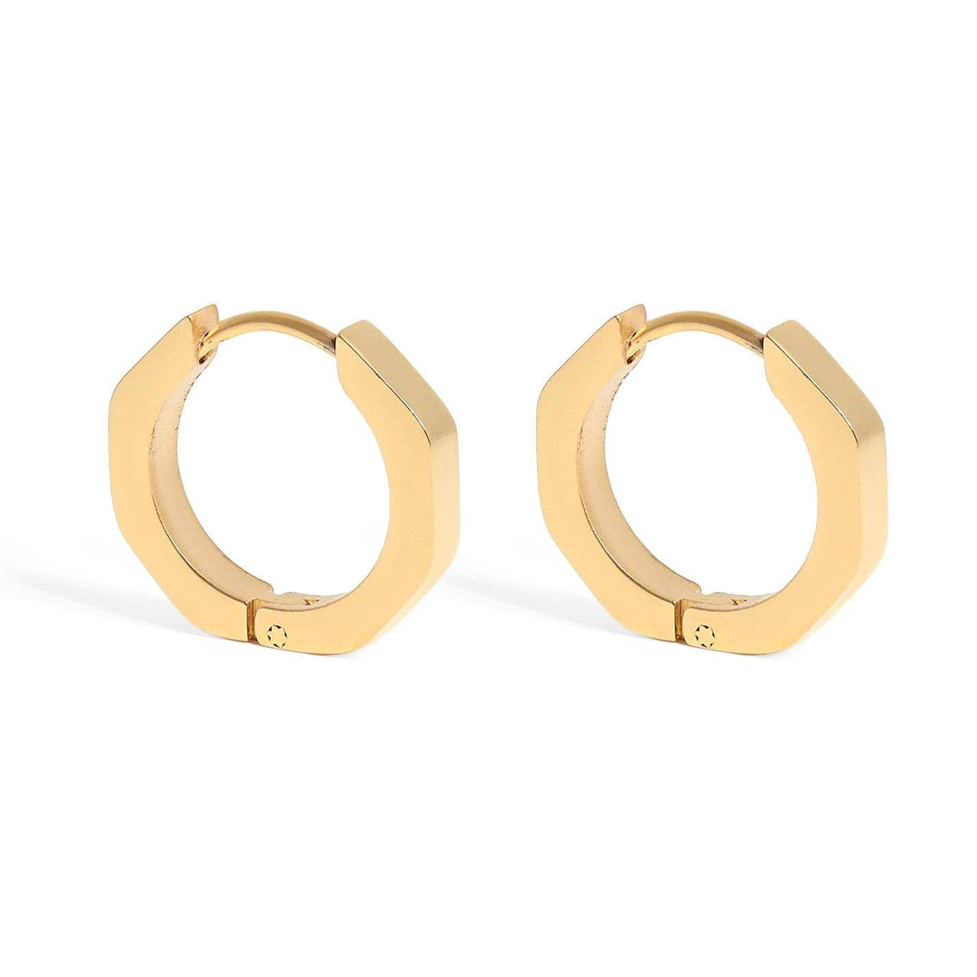 Earrings Geometric Huggie Hoop