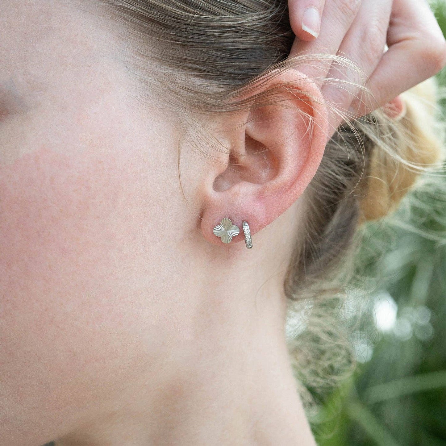 Earrings Clover Stud
