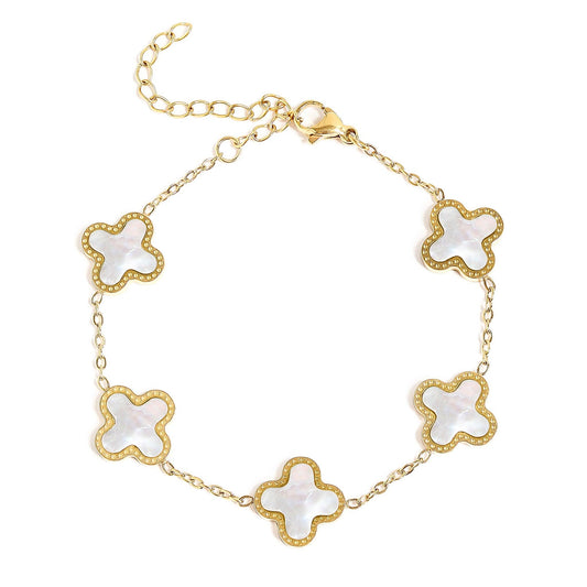 A Lucky Clover Charm Bracelet