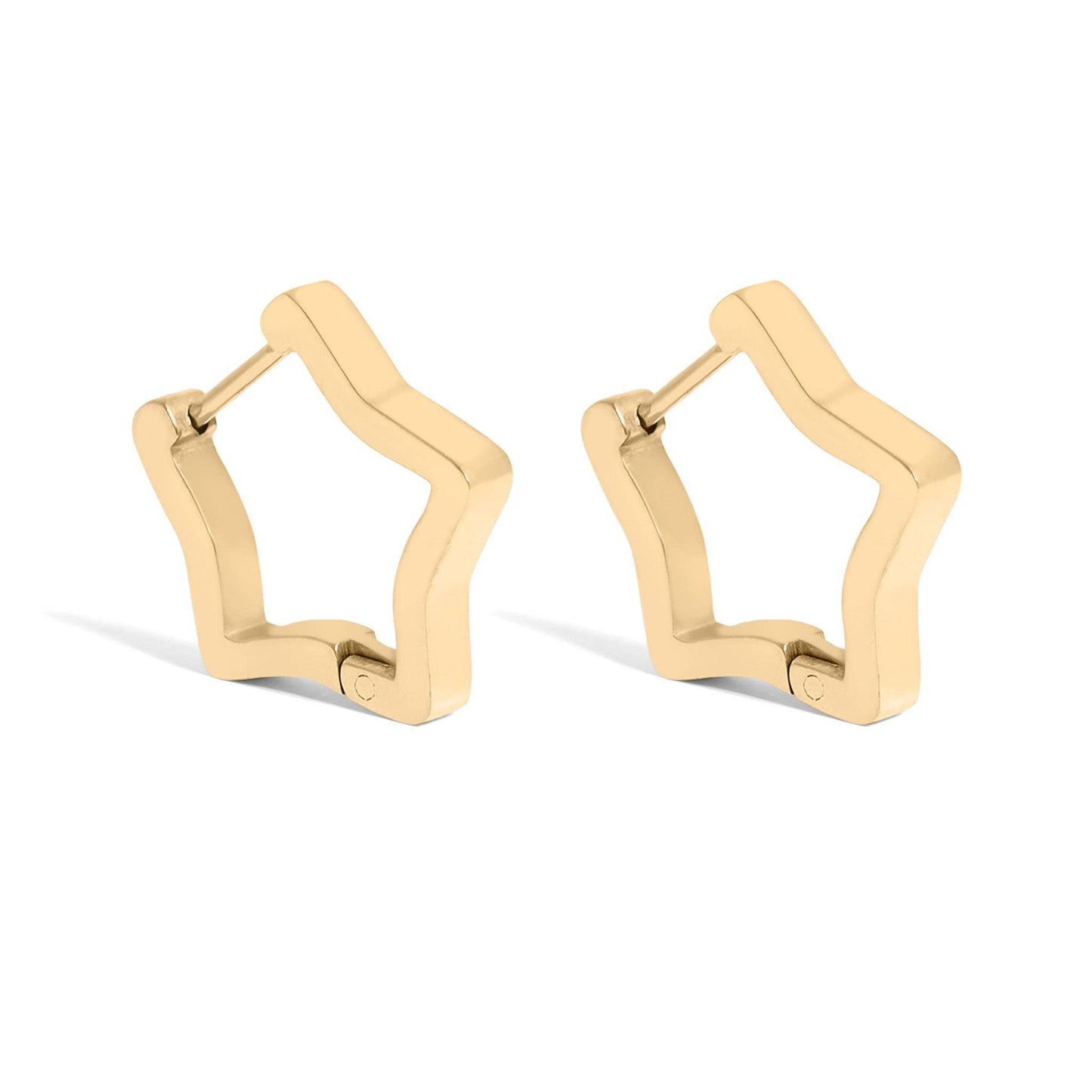 Earrings Huggie Star