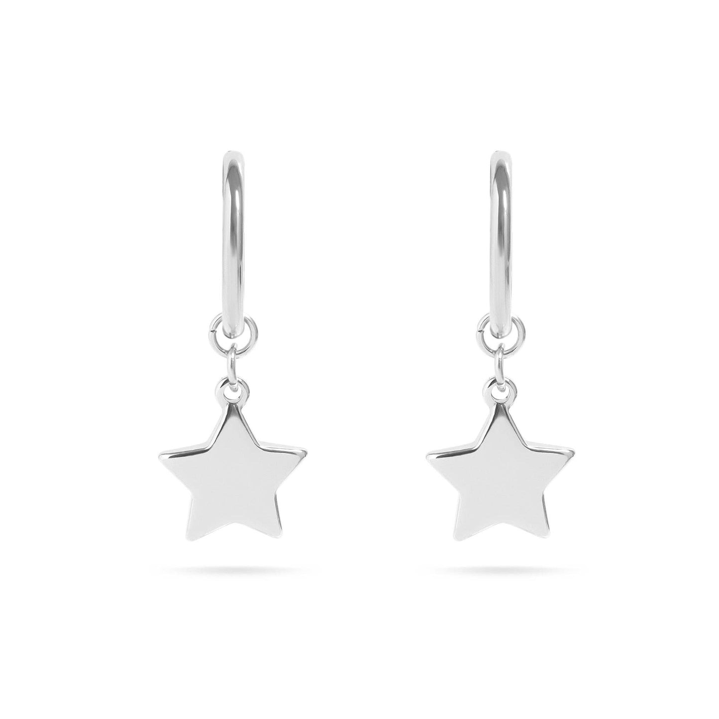 Earrings Huggie Star