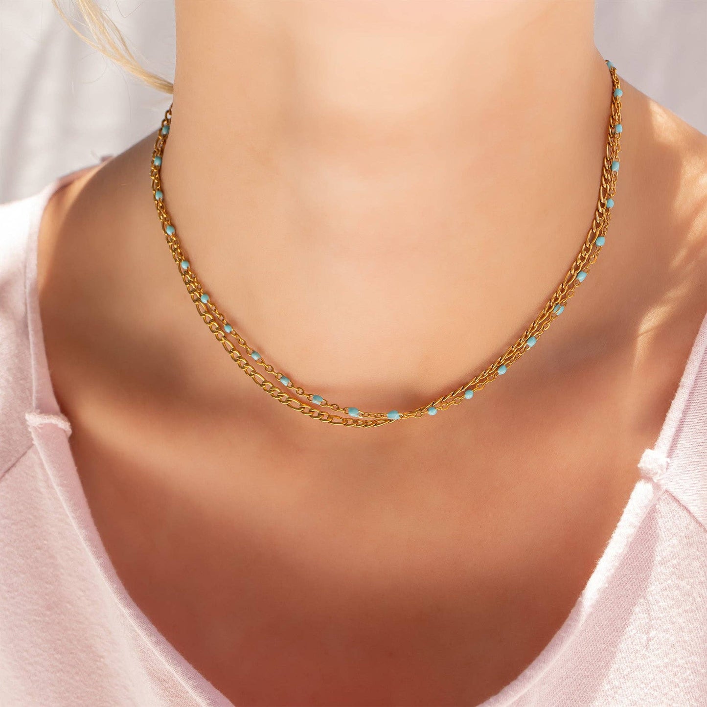 Necklace Turquoise Chain