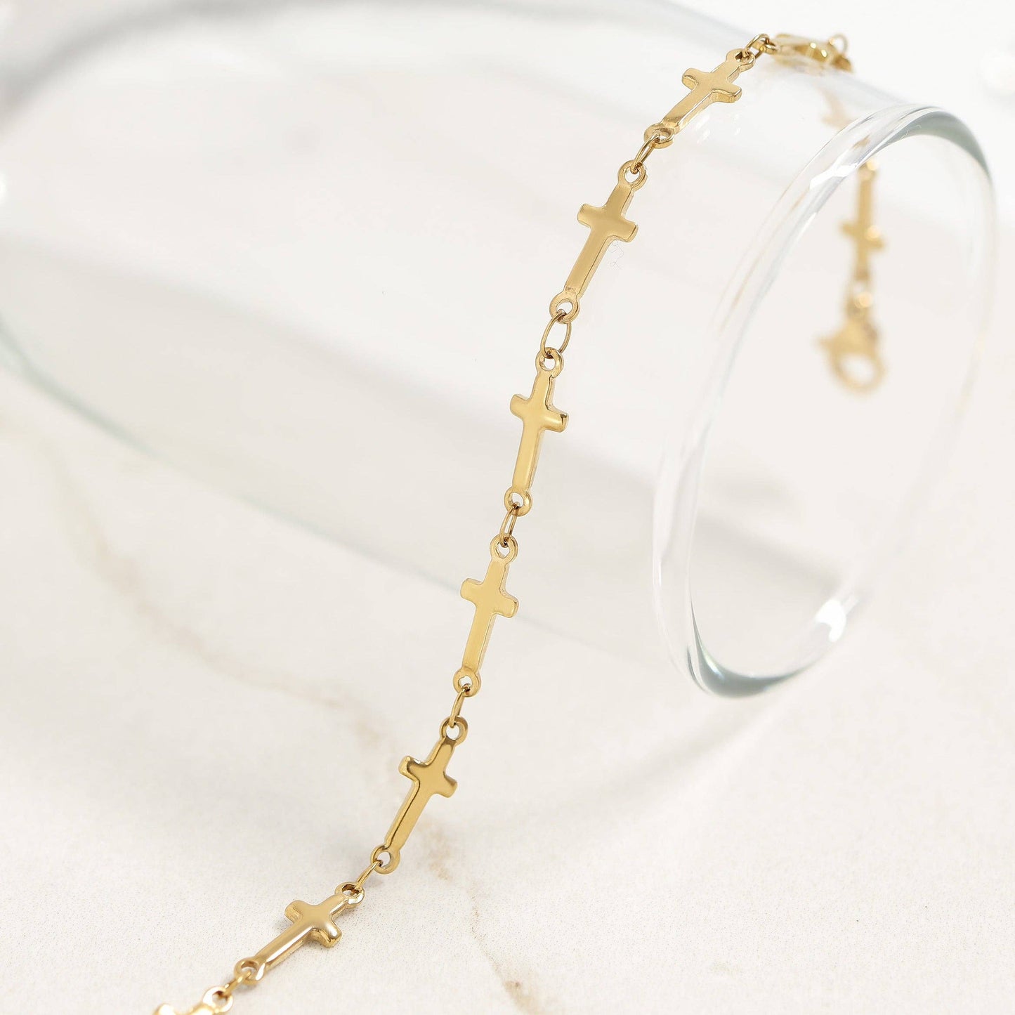 Bracelet Cross Chain