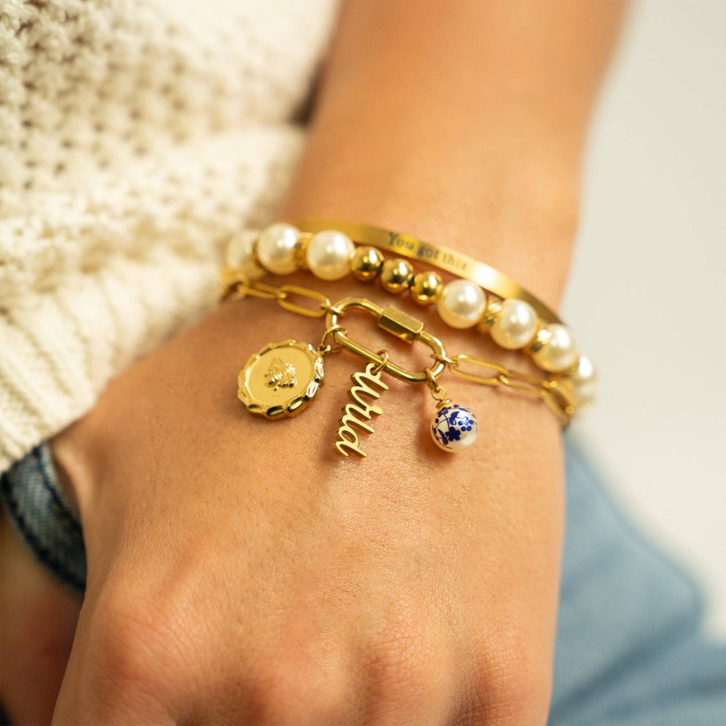 Bracelet "You Got This" Engraved Bangle