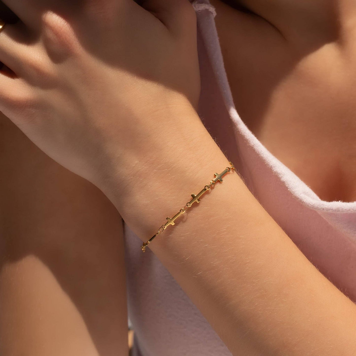 Bracelet Cross Chain