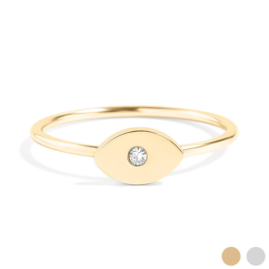 Lily Evil Eye Ring