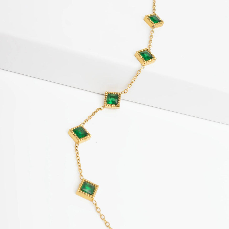 Bracelet Emerald Station