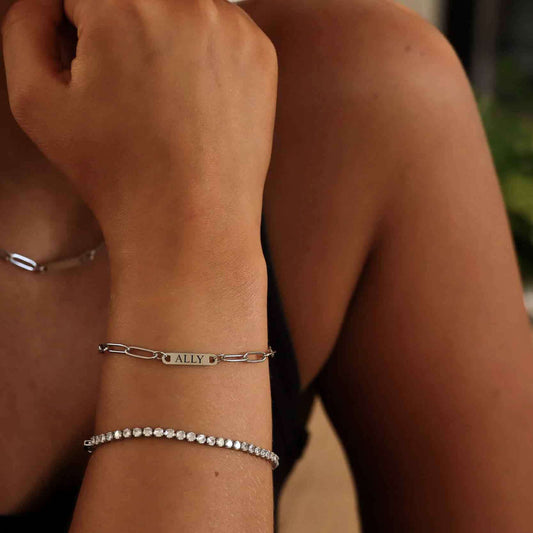 Bracelet Paperclip Bar