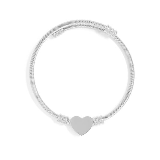 Bracelet Heart Cuff