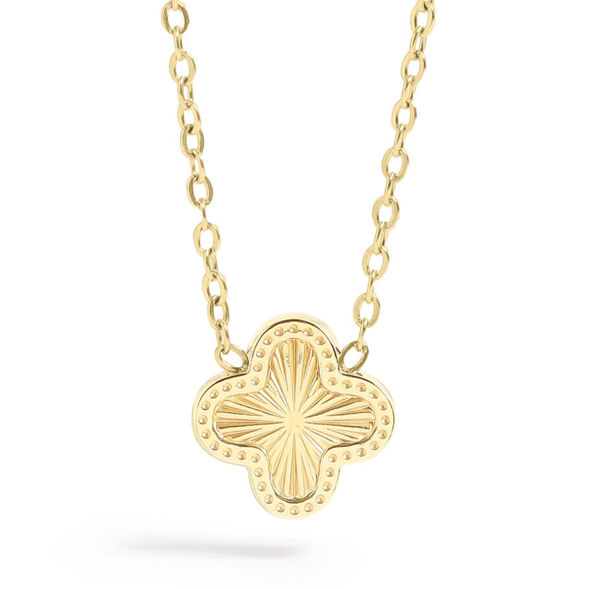 A Lucky Clover Charm Necklace • TikTok Favorite