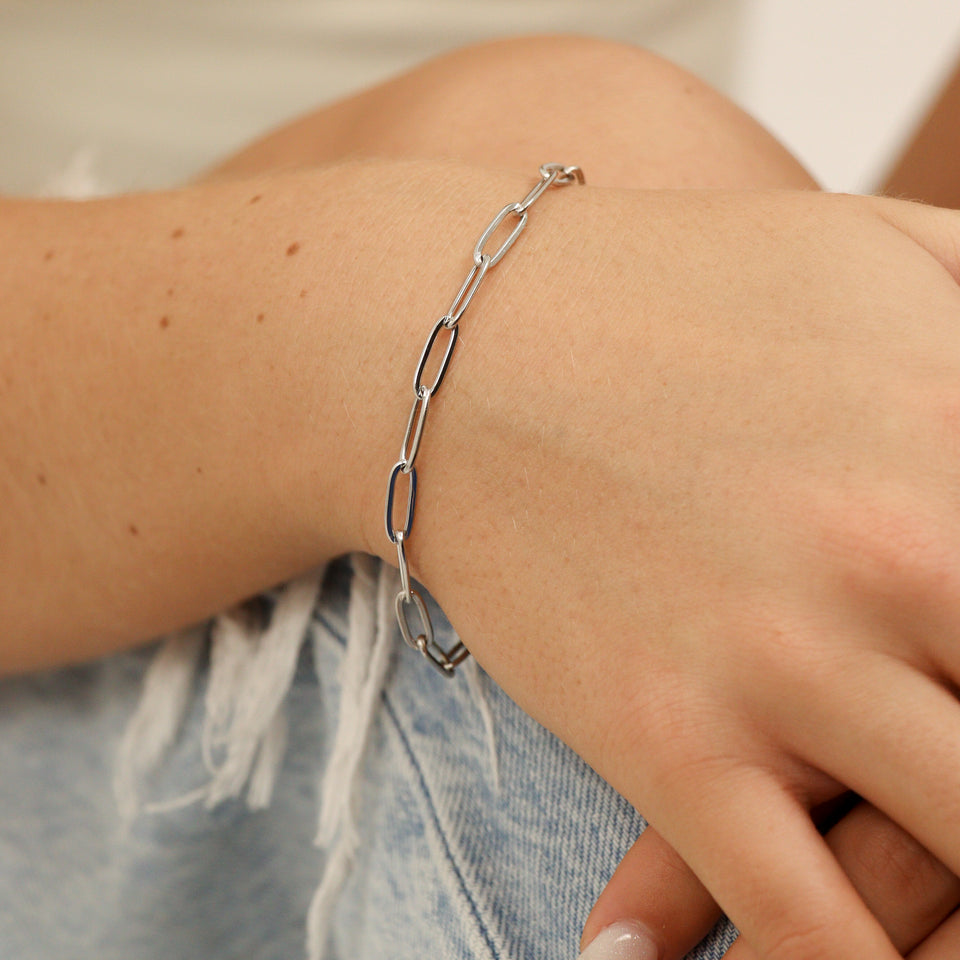 Bracelet Paper Clip Chain