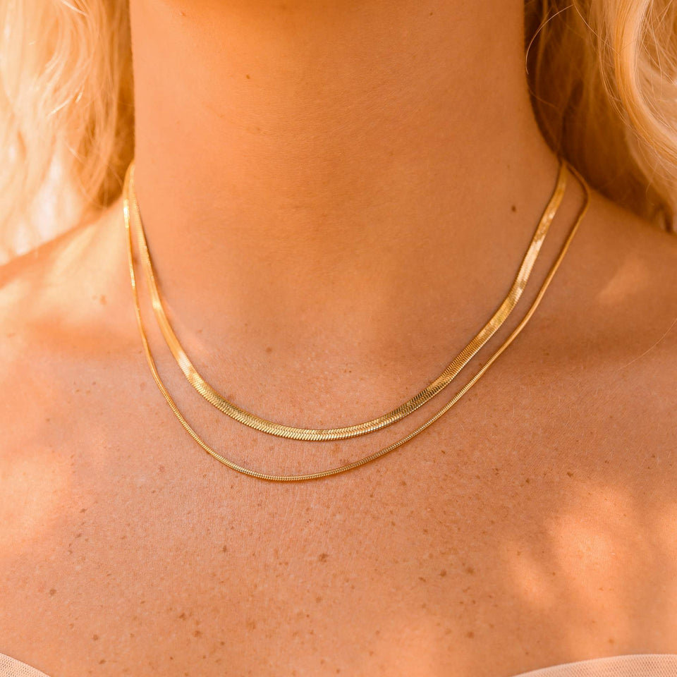 Necklace Herringbone Chain