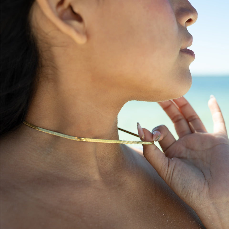 Necklace Herringbone Chain