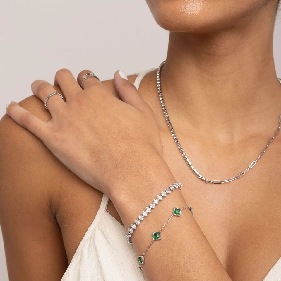 Bracelet Emerald Station
