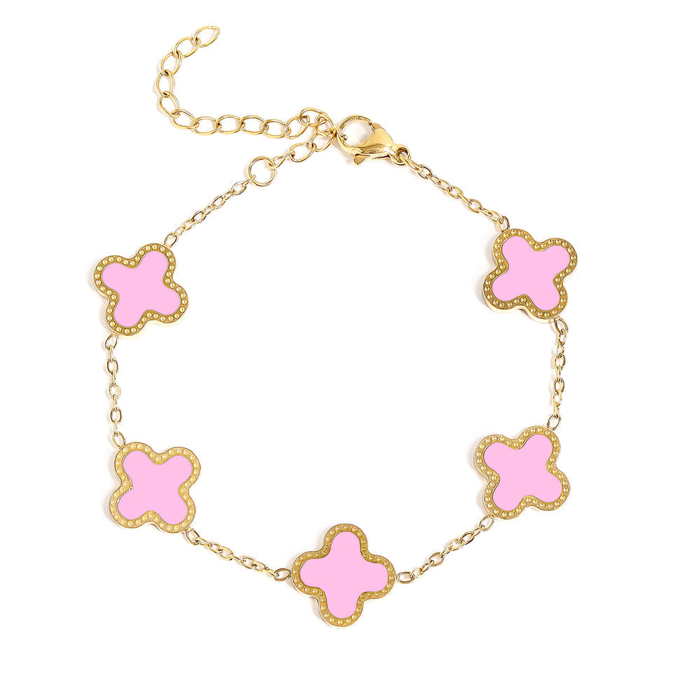 A Lucky Clover Charm Bracelet • TikTok Favorite
