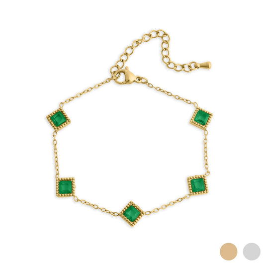 Bracelet Emerald Station