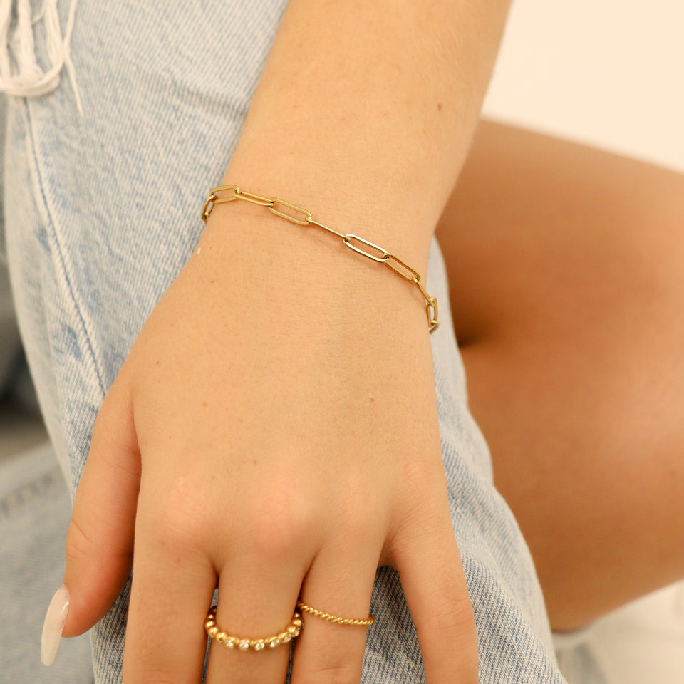 Bracelet Paper Clip Chain