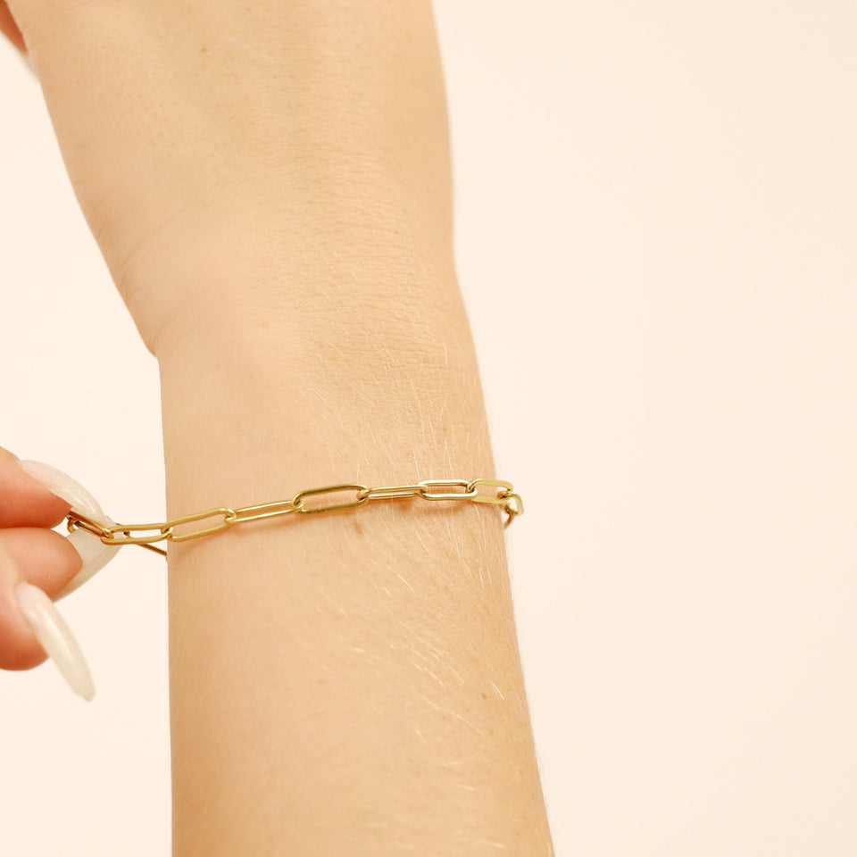 Bracelet Paper Clip Chain