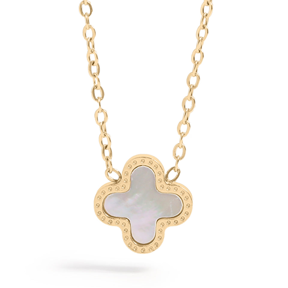 A Lucky Clover Charm Necklace • TikTok Favorite