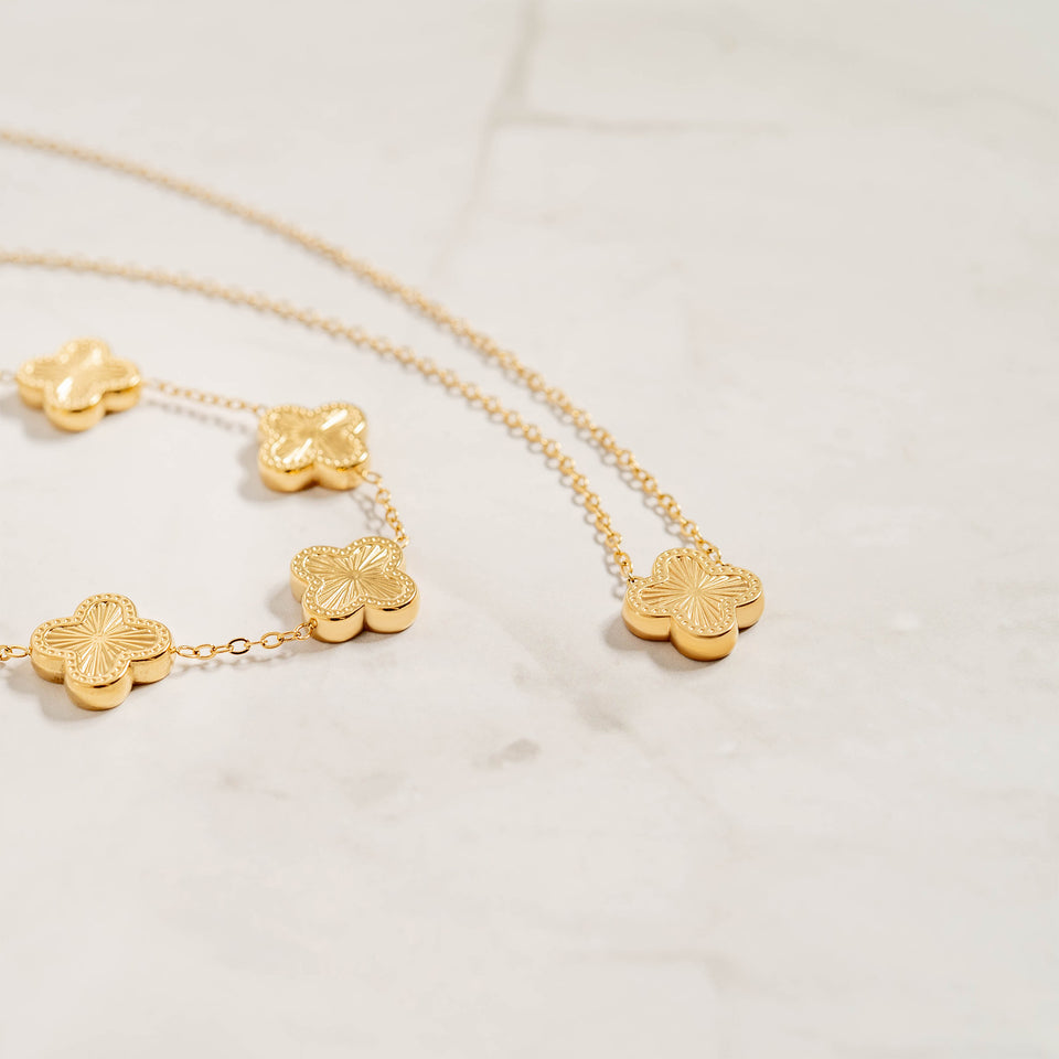 A Lucky Clover Charm Bracelet • TikTok Favorite